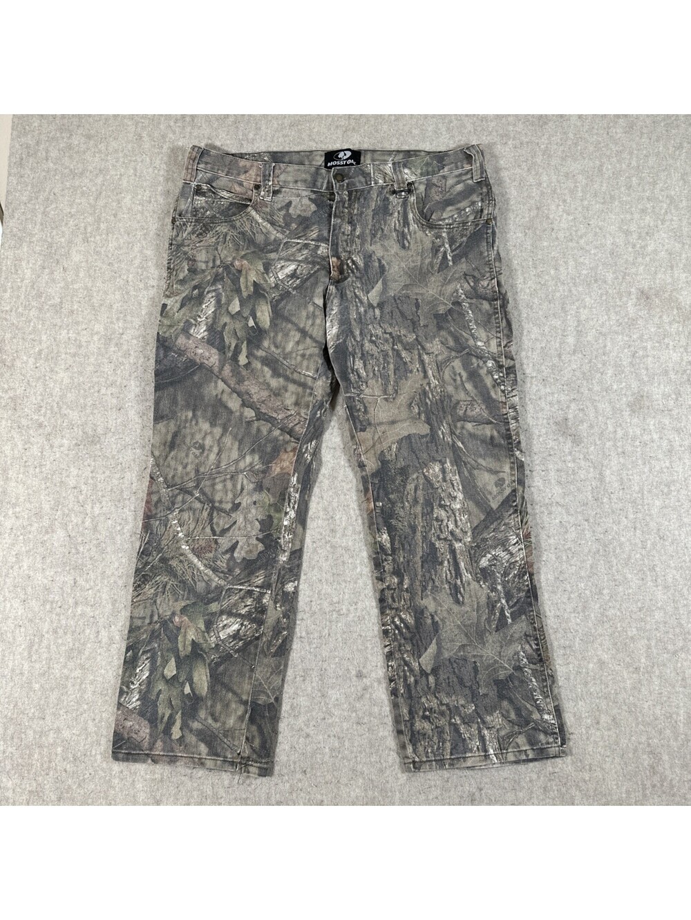 Vintage Mossy Oak Camo Pants Mens 38 (39x29) Green Forest Hunting Y2K